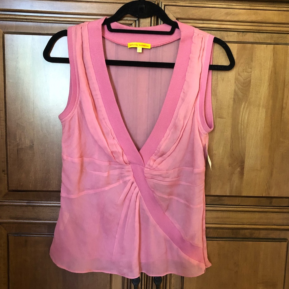 NWT Catherine Malandrino Pink Top